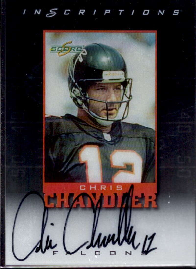 Chris Chandler Card 1999 Score Supplemental Inscriptions #CC12  Image 1