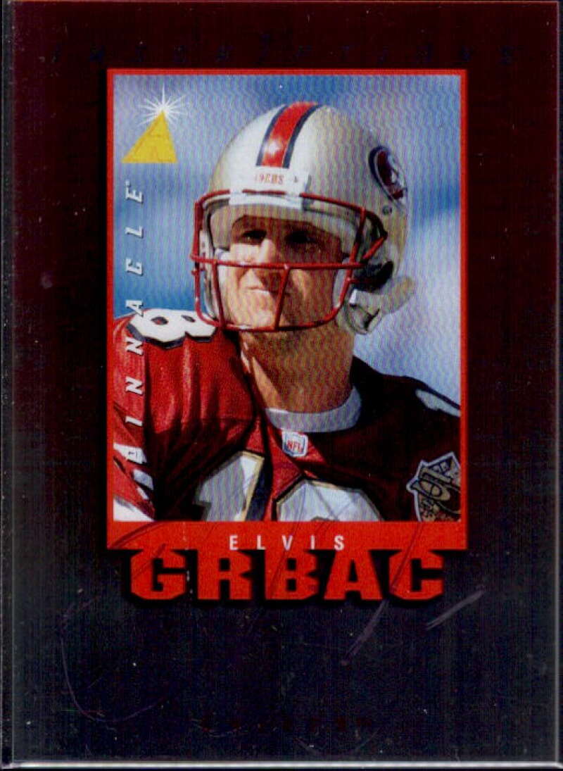 Elvis Grbac Card 1997 Pinnacle Inscriptions Autographs #13  Image 1