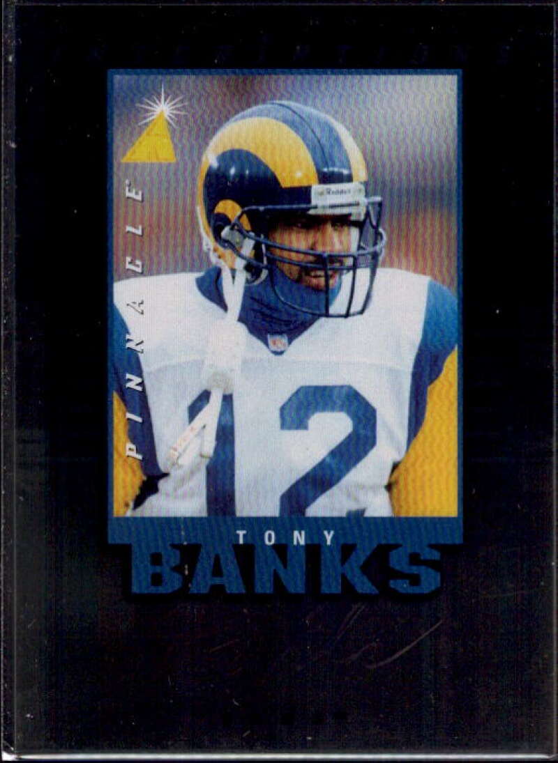 Tony Banks Card 1997 Pinnacle Inscriptions Autographs #1  Image 1