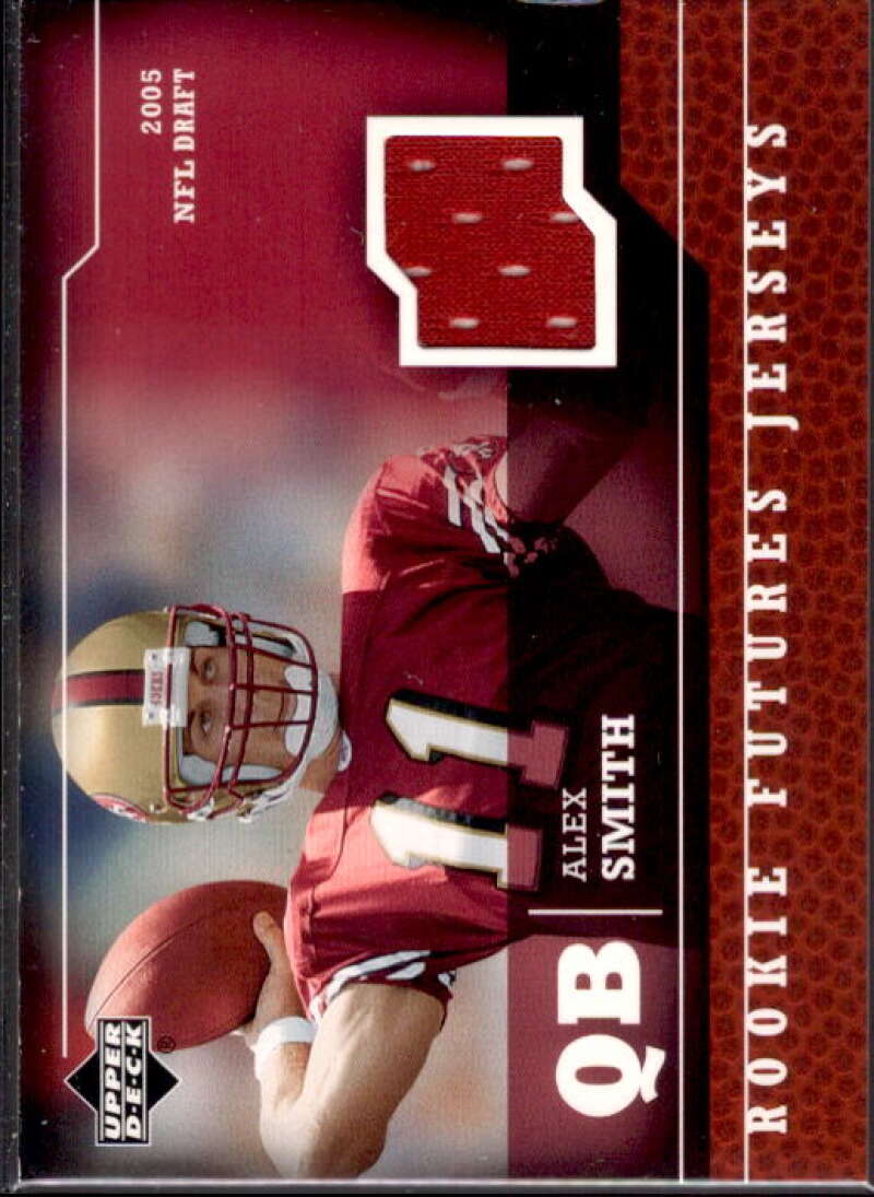 Alex Smith QB Card 2005 Upper Deck Rookie Futures Jerseys #AS  Image 1