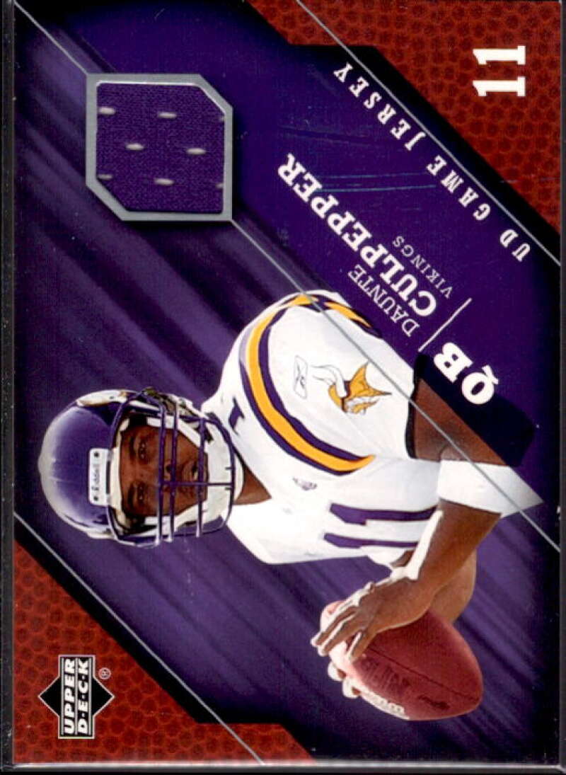 Daunte Culpepper Card 2005 Upper Deck Game Jerseys #DC  Image 1