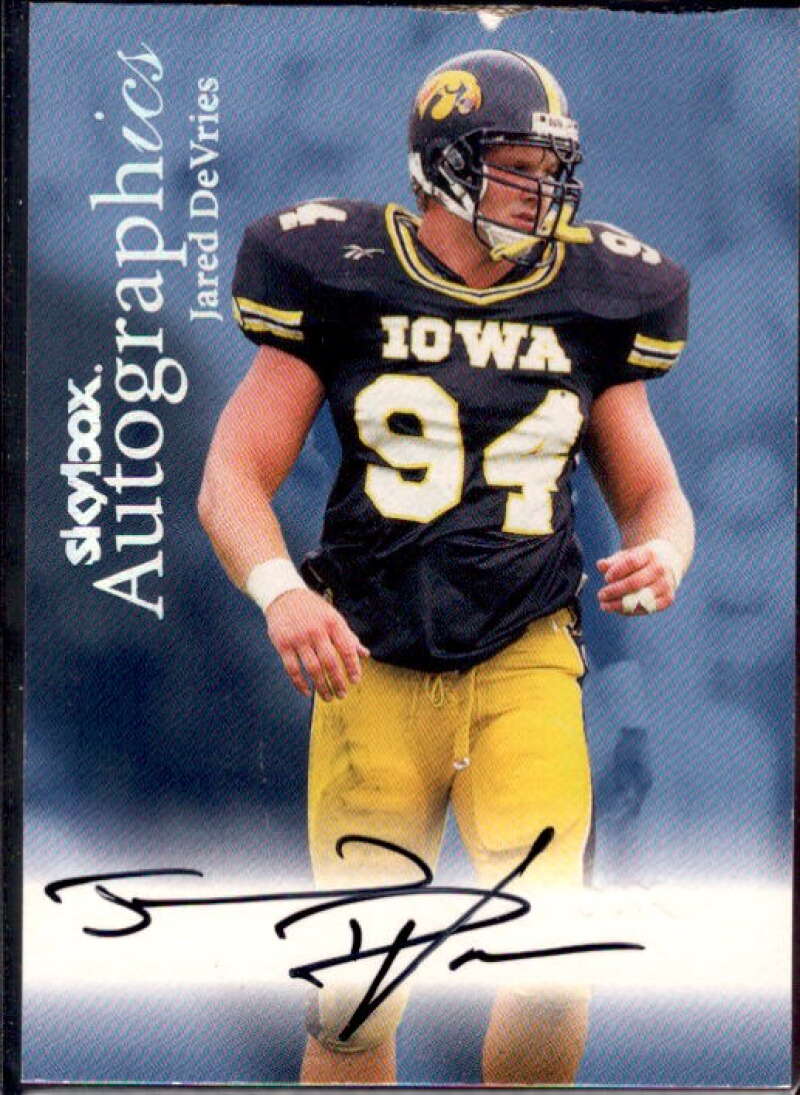 Jared DeVries Card 1999 SkyBox Premium Autographics #25  Image 1