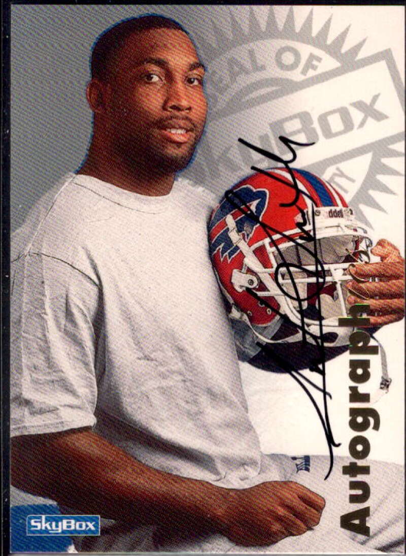 Antowain Smith Card 1997 SkyBox Premium Autographics #54  Image 1