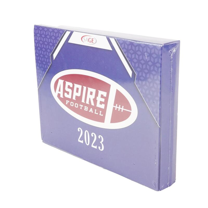 2023 Sage Aspire Football Hobby Box Image 1