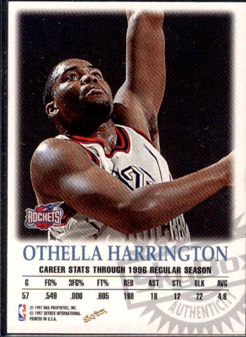 Othella Harrington Card 1997-98 SkyBox Premium Autographics #47  Image 2