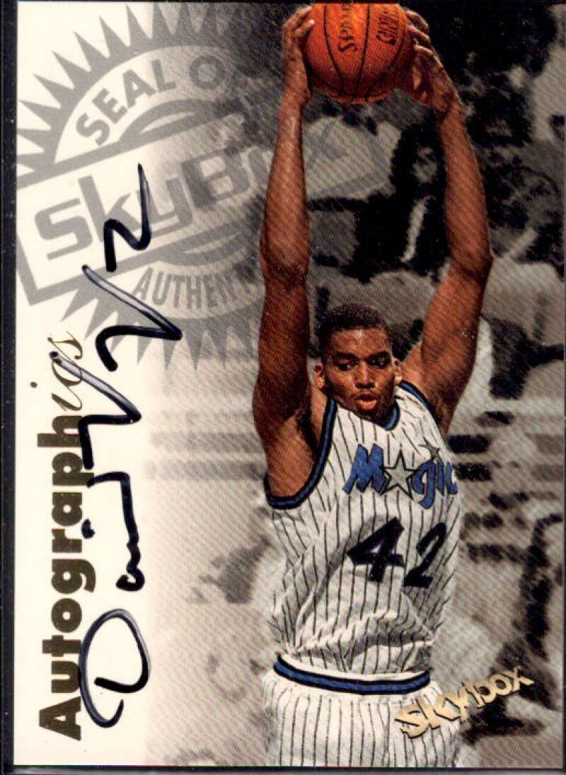 David Vaughn Card 1997-98 SkyBox Premium Autographics #105  Image 1