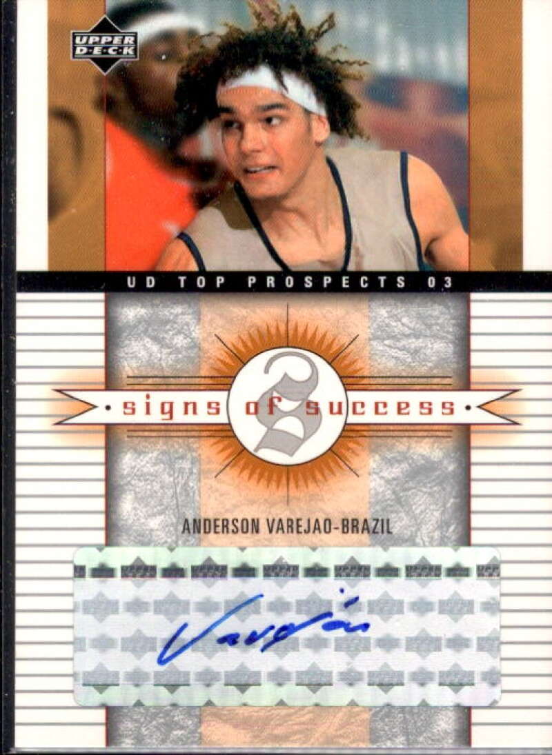 Anderson Varejao Card 2003-04 UD Top Prospects Signs of Success #SSAV  Image 1