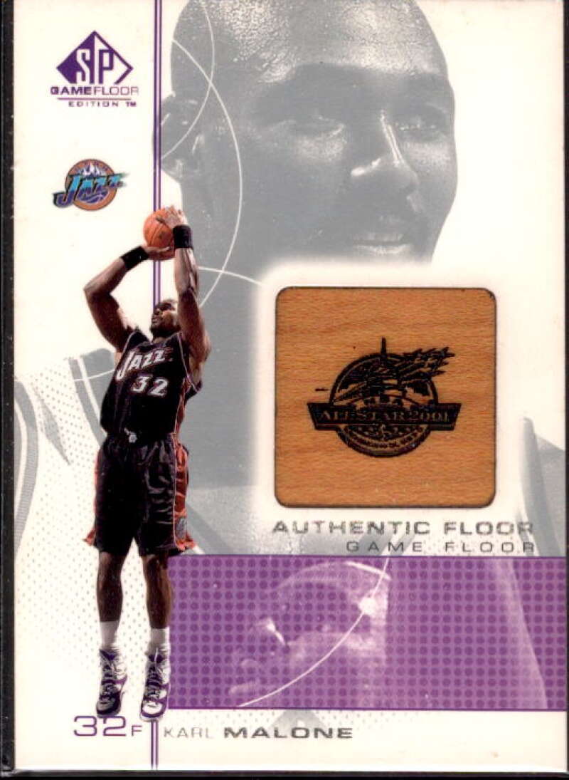 Karl Malone Card 2000-01 SP Game Floor Authentic Floor #KA  Image 1