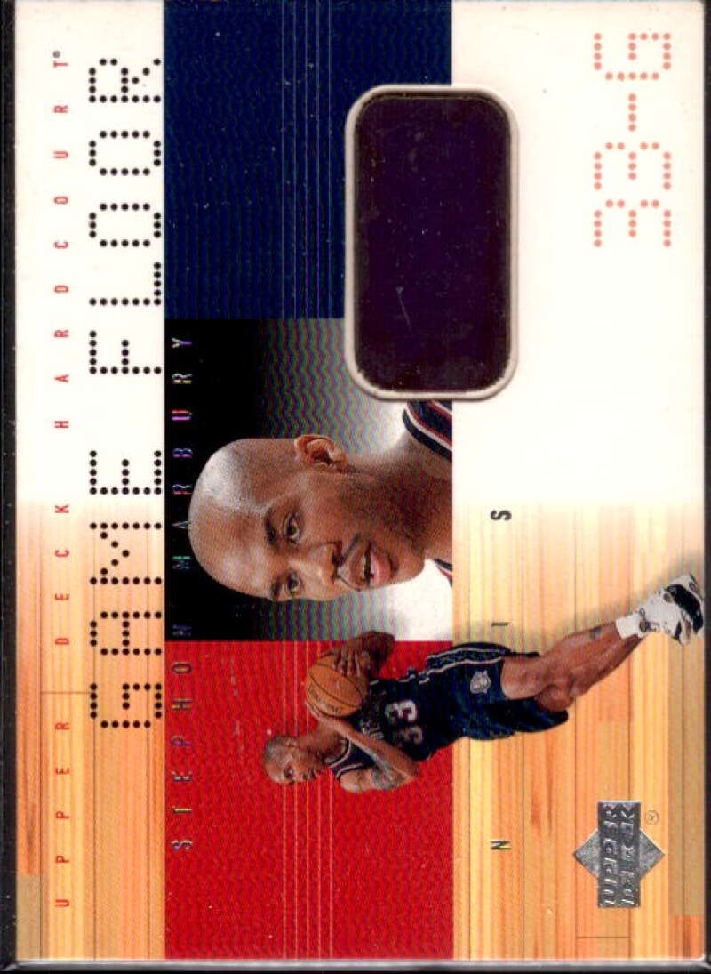 Stephon Marbury Card 2000-01 Upper Deck Hardcourt Game Floor #SMF  Image 1