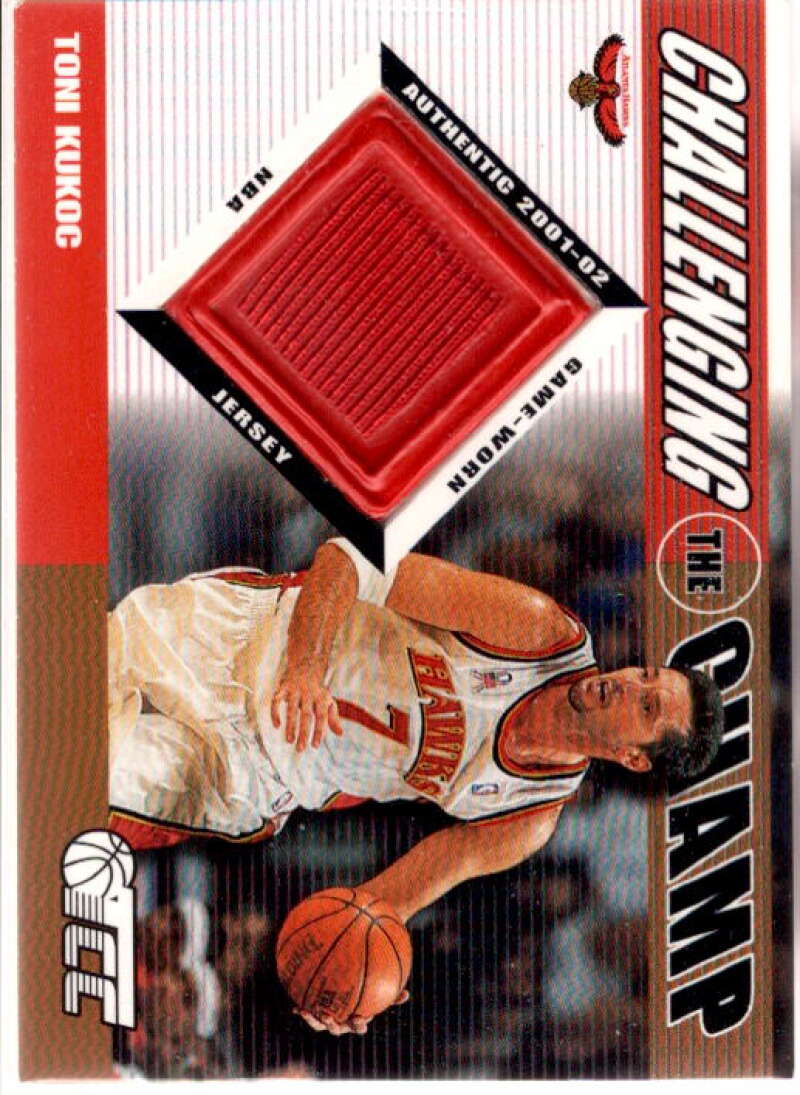 Toni Kukoc Card 2001-02 Topps TCC Challenging the Champ #CCTK  Image 1