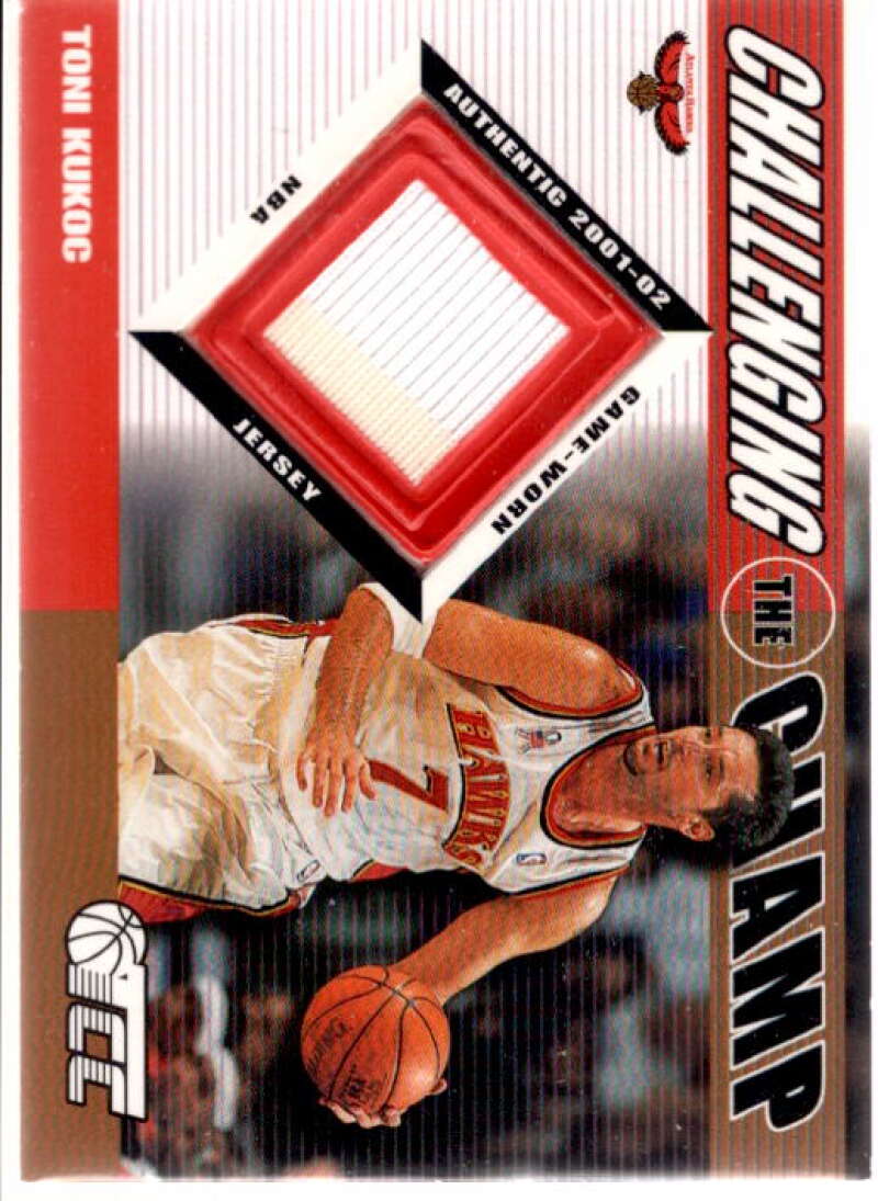 Toni Kukoc Card 2001-02 Topps TCC Challenging the Champ #CCTK  Image 1