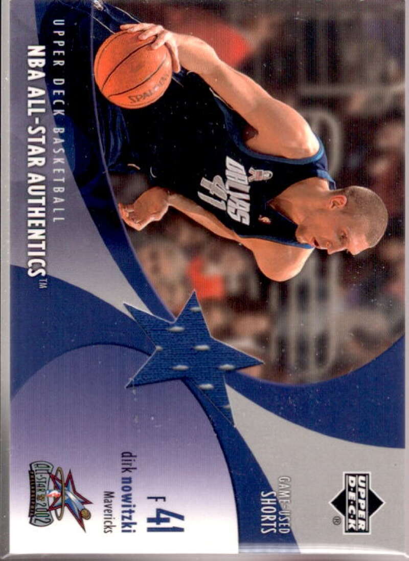 Dirk Nowitzki Card 2002-03 Upper Deck All-Star Authentics Shorts #DNAS  Image 1