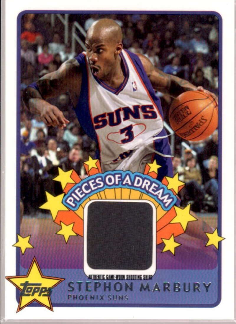 Stephon Marbury Card 2003-04 Topps Piece of a Dream Relics #PDSM  Image 1