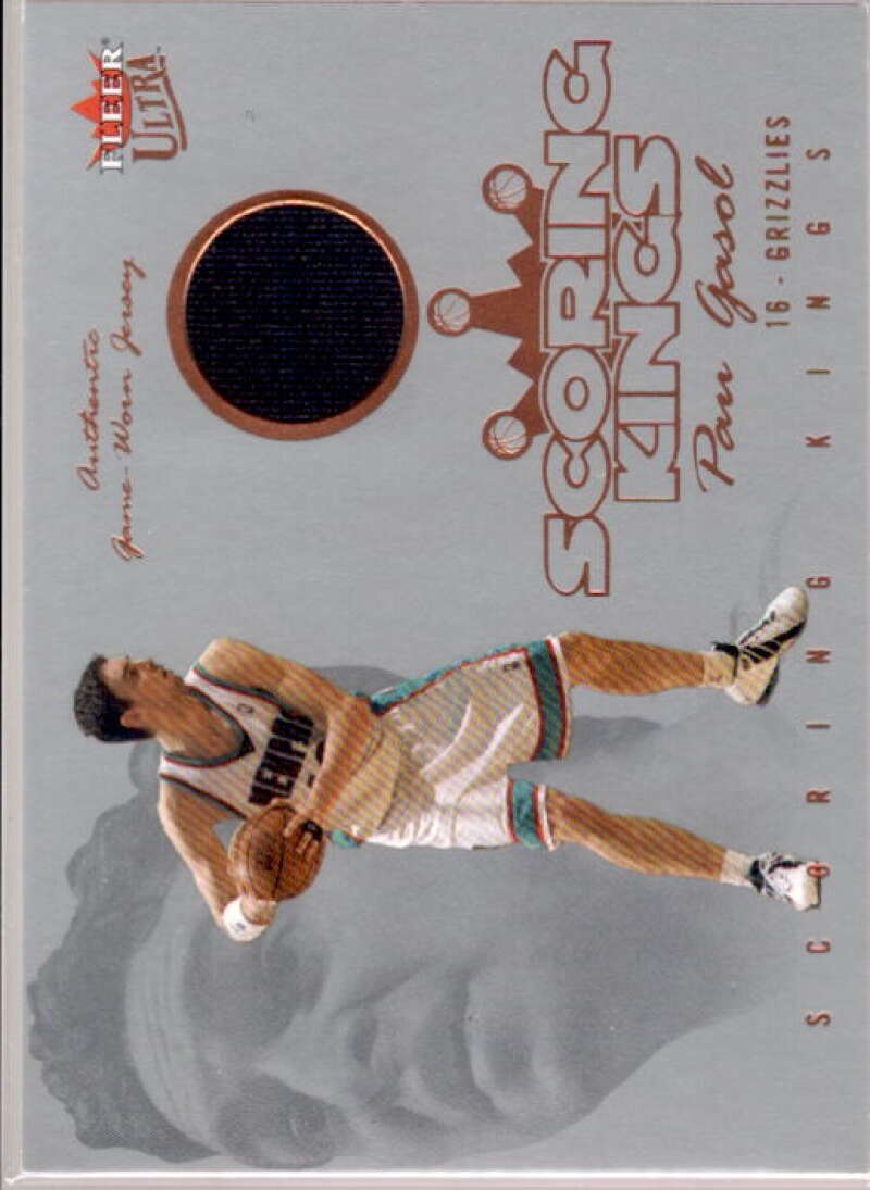 Pau Gasol Card 2004-05 Ultra Scoring Kings Game Used #PG  Image 1