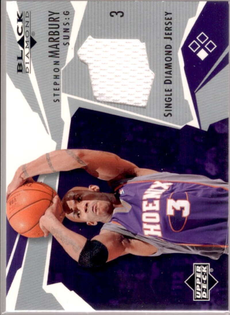 Stephon Marbury Card 2003-04 Black Diamond Jerseys #BDST  Image 1