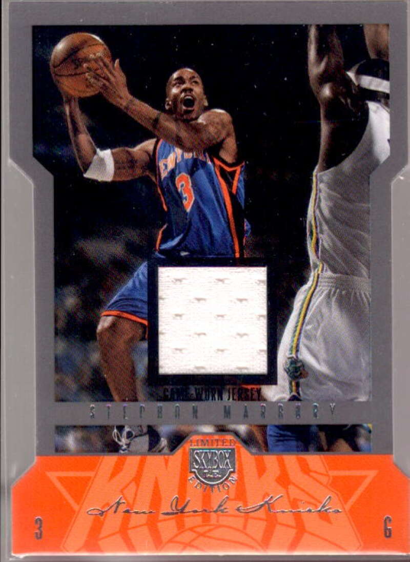 Stephon Marbury Card 2004-05 SkyBox LE Jersey Proofs #21  Image 1
