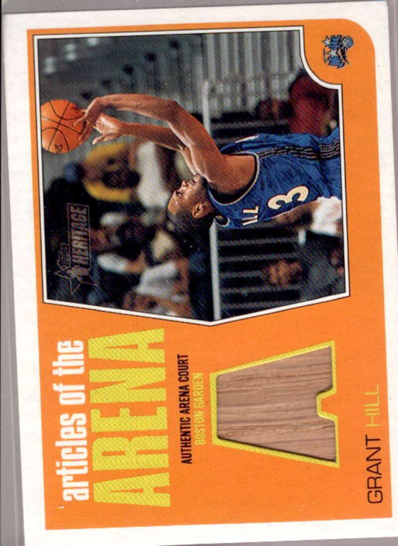 Grant Hill Card 2001-02 Topps Heritage Articles of the Arena Relics #6  Image 1