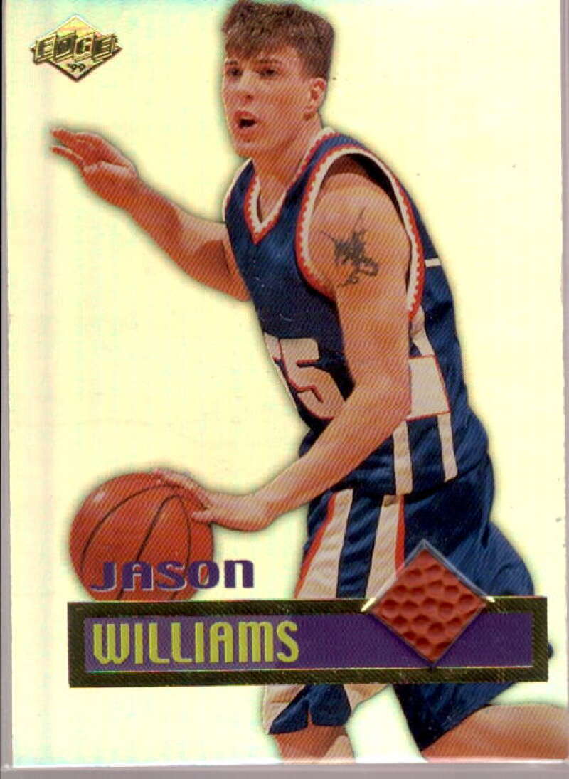 Jason Williams Card 1999 Collector's Edge Rookie Rage Game Ball #GG5  Image 1