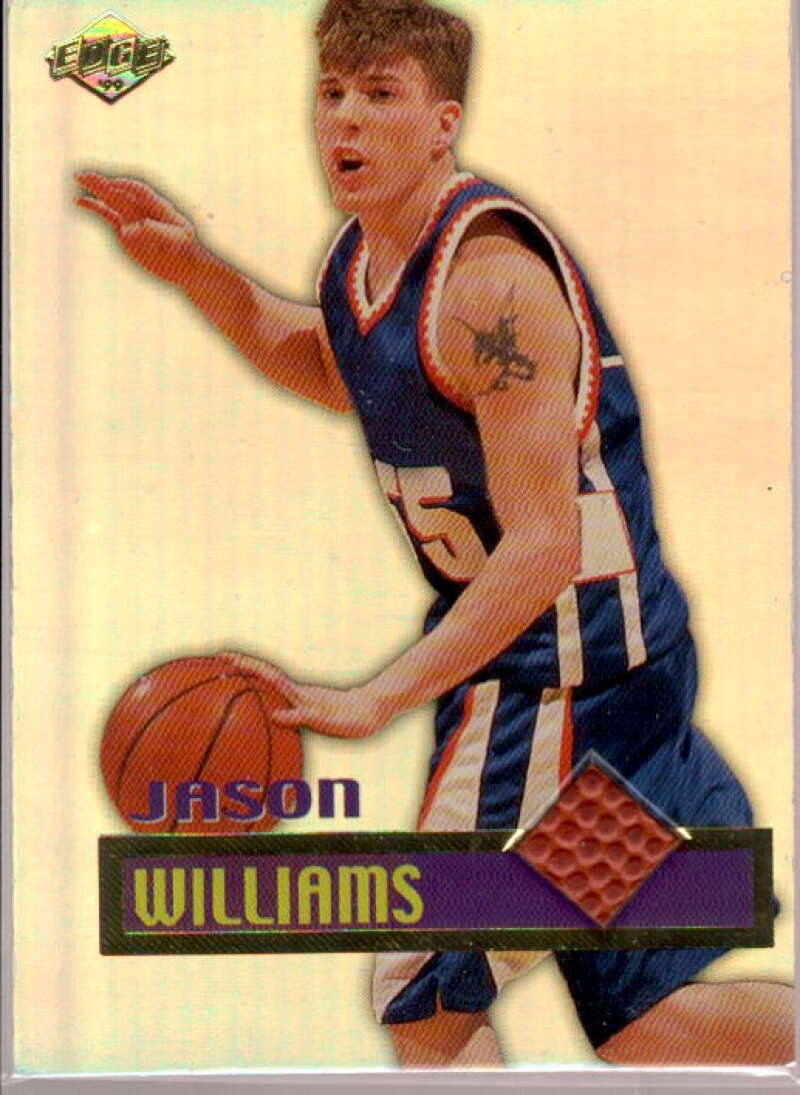 Jason Williams Card 1999 Collector's Edge Rookie Rage Game Ball #GG5  Image 1