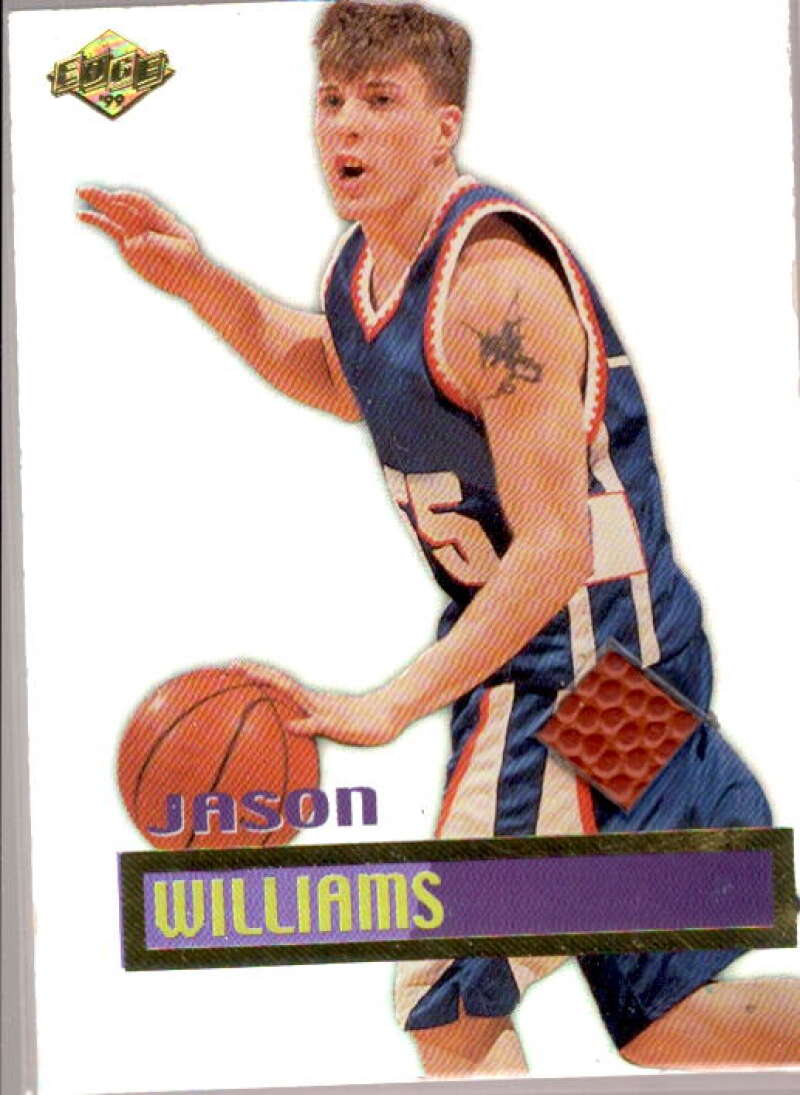 Jason Williams Card 1999 Collector's Edge Rookie Rage Game Ball #GG5  Image 1