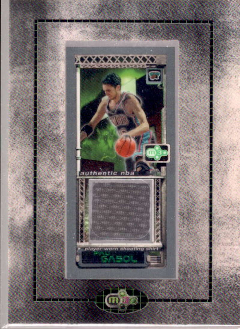 Pau Gasol Card 2003-04 Topps Rookie Matrix Mini Relics #PG  Image 1