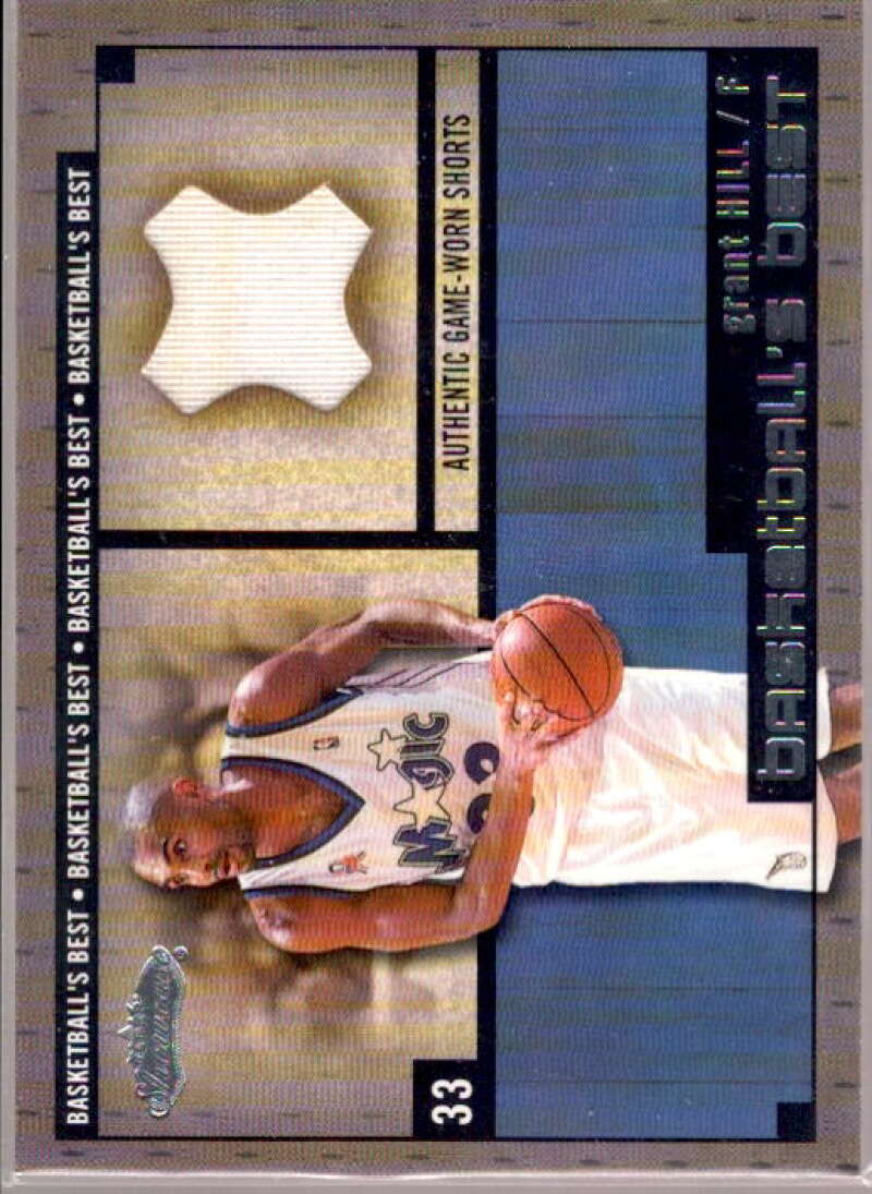 Grant Hill Short 2002-03 Fleer Showcase Basketball's Best Memorabilia #BBM16  Image 1