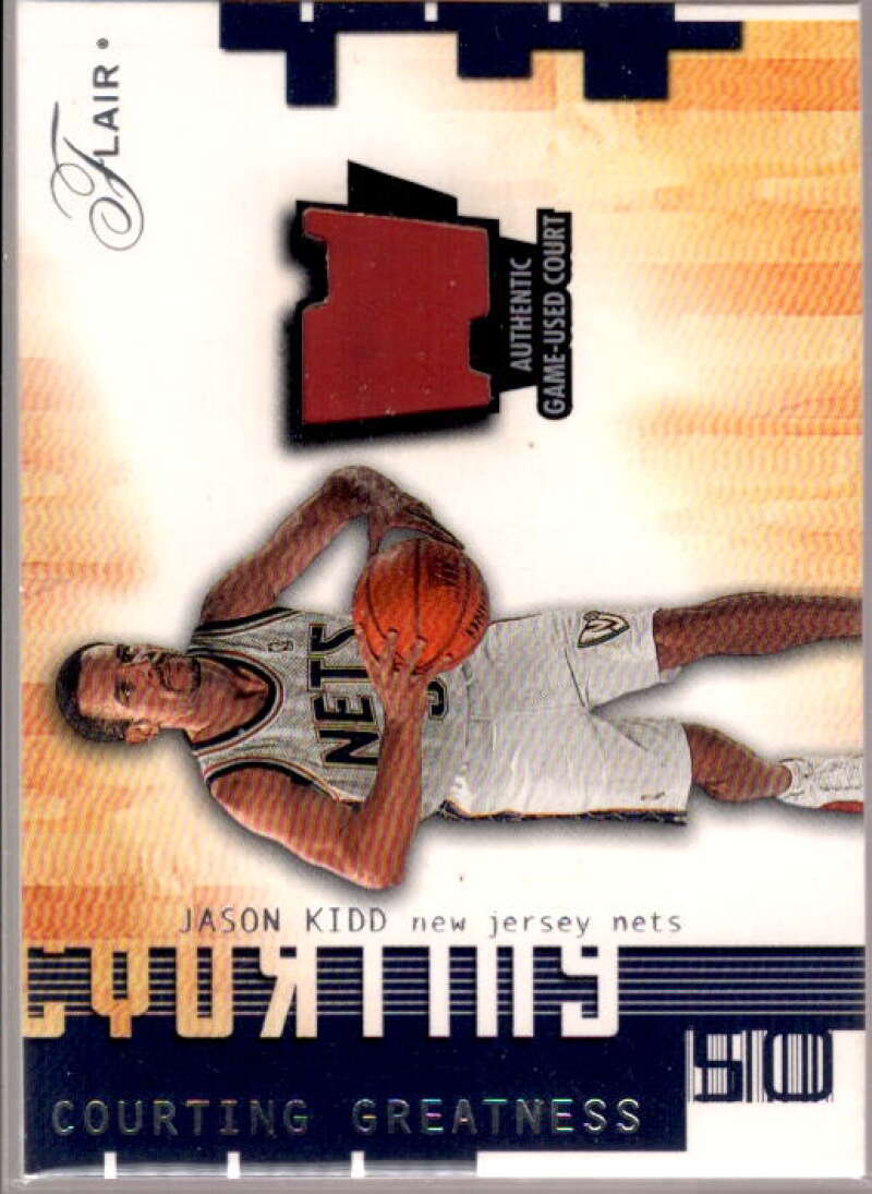 Jason Kidd Card 2001-02 Flair Courting Greatness #19  Image 1