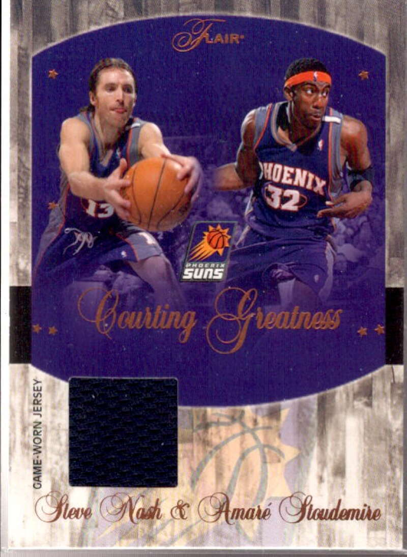 Steve Nash Card 2004-05 Flair Courting Greatness Jerseys Retail #SN  Image 1