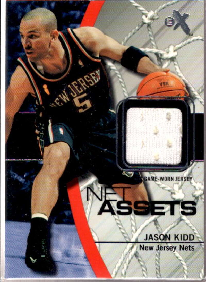 Jason Kidd Card 2003-04 E-X Net Assets Game-Used #2  Image 1