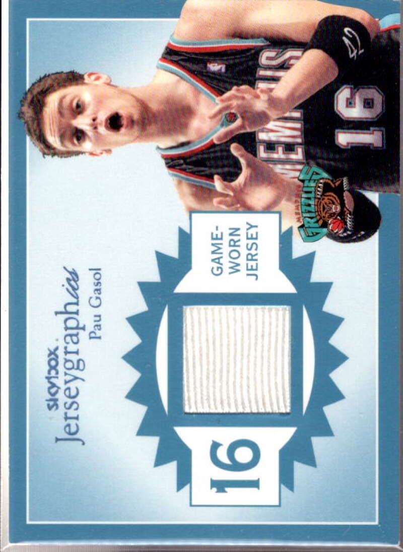 Pau Gasol Card 2003-04 SkyBox Autographics Jerseygraphics #PG  Image 1