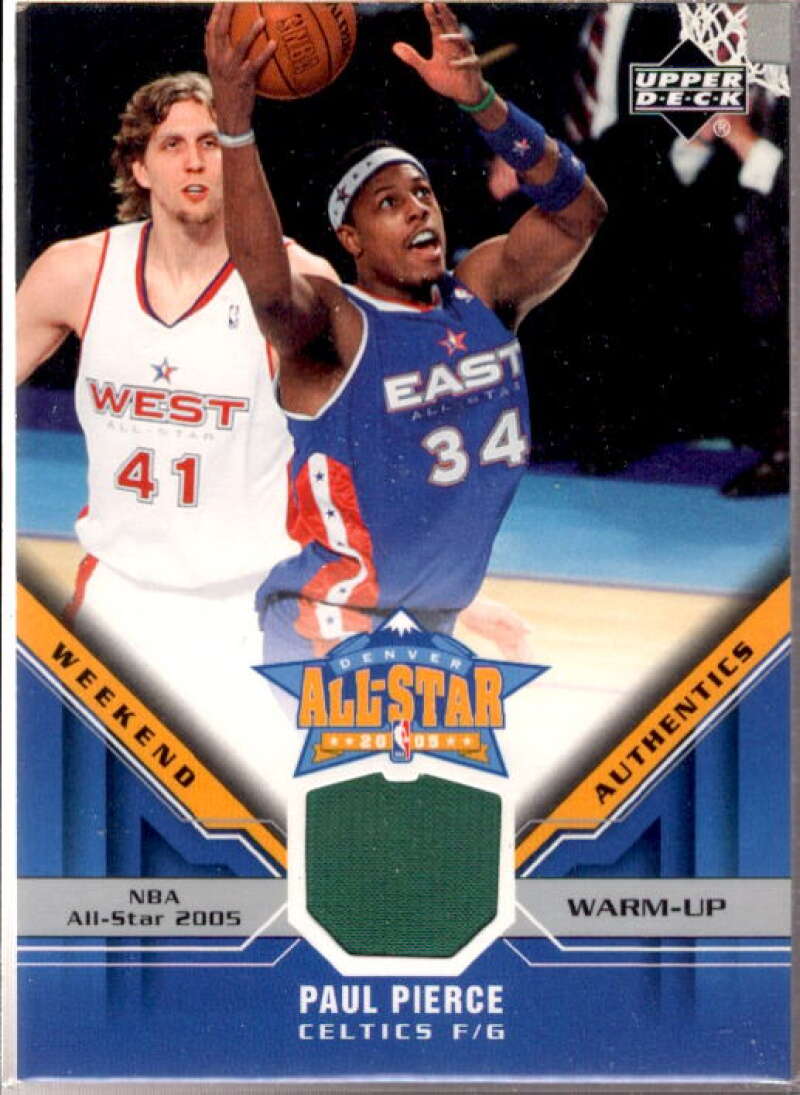 Paul Pierce Card 2005-06 Upper Deck All-Star Weekend Authentics #PP  Image 1