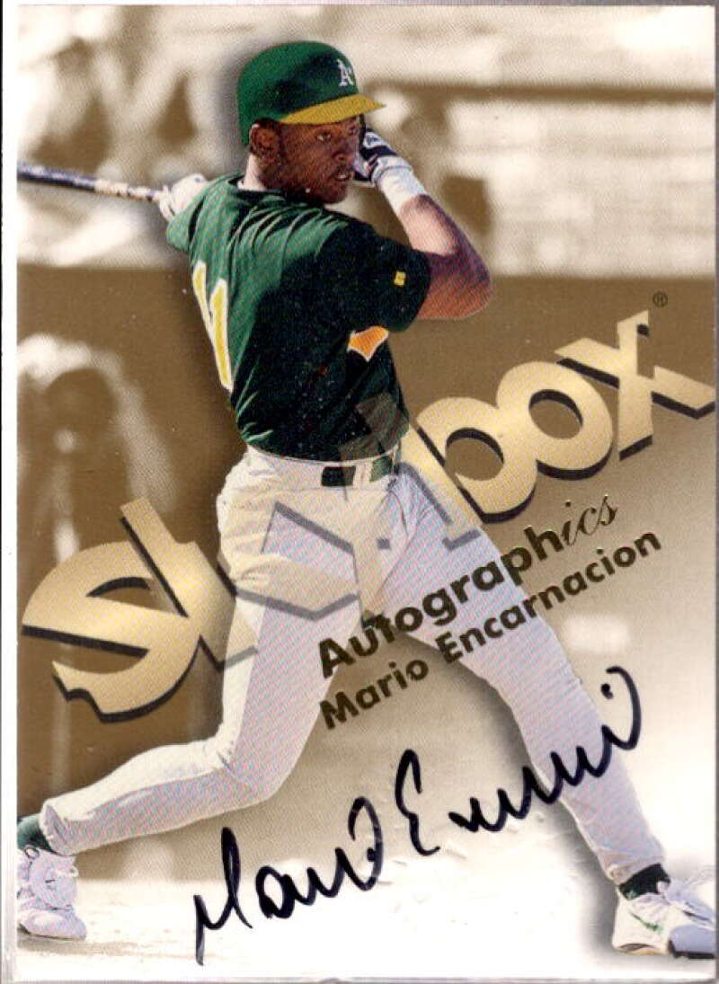 Mario Encarnacion Card 1999 SkyBox Premium Autographics #16  Image 1