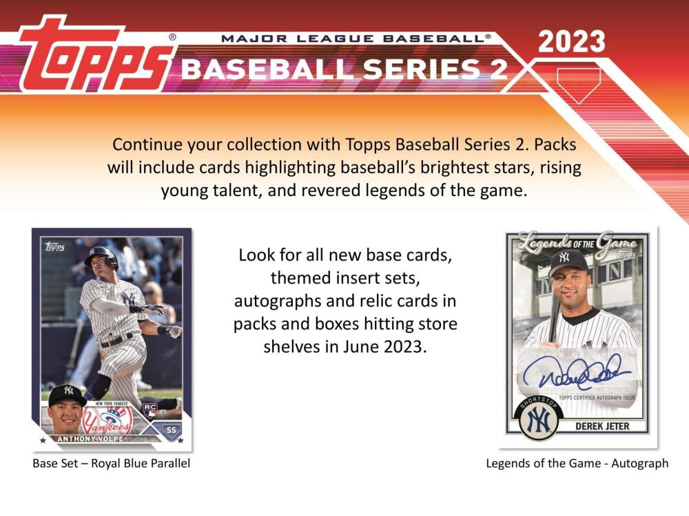 2023 Topps Series 2 Baseball Hanger 64-Box Case Image 3