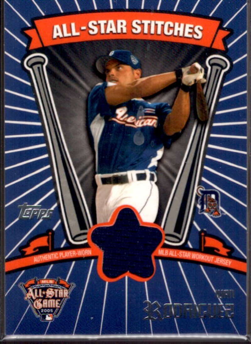 Ivan Rodriguez Card 2005 Topps Update All-Star Stitches #IR  Image 1