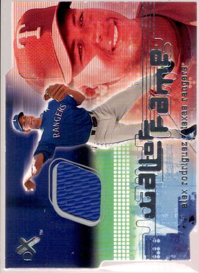 Alex Rodriguez Card 2001 E-X Wall of Fame #25  Image 1