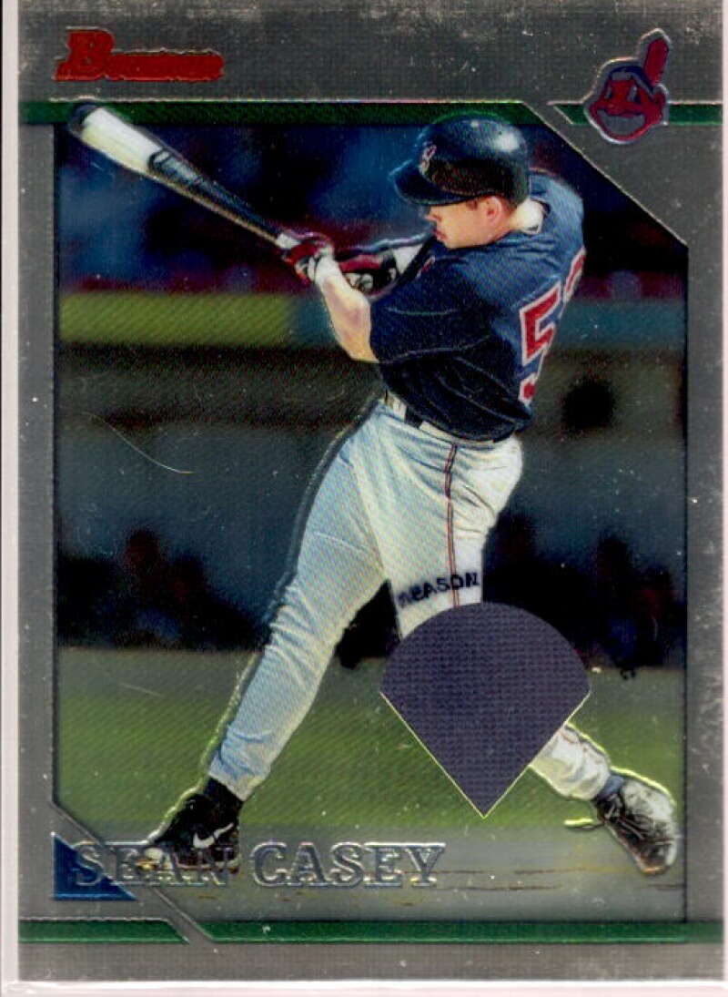 Sean Casey Jsy Card 2001 Bowman Chrome Rookie Reprints Relics #3  Image 1