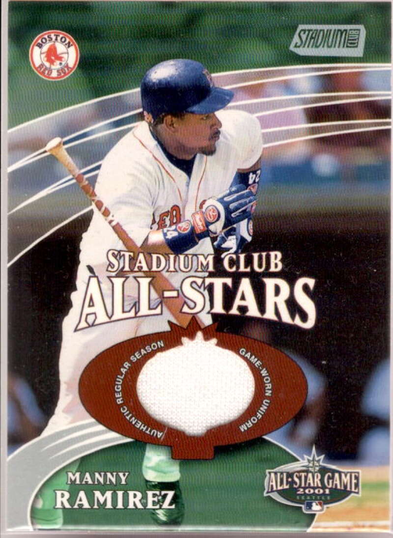 M.Ramirez Uni Card 2002 Stadium Club All-Star Relics #SCASMR  Image 1