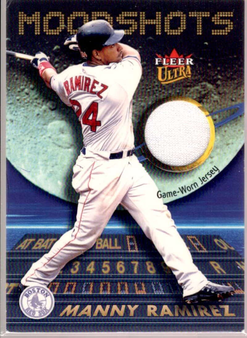 Manny Ramirez Jsy Card 2003 Ultra Moonshots Memorabilia #MR  Image 1