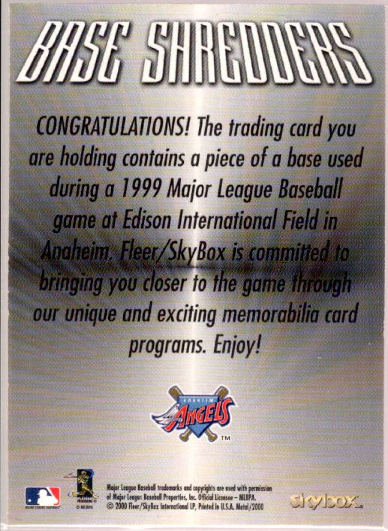 Troy Glaus Card 2000 Metal Base Shredders #16  Image 2