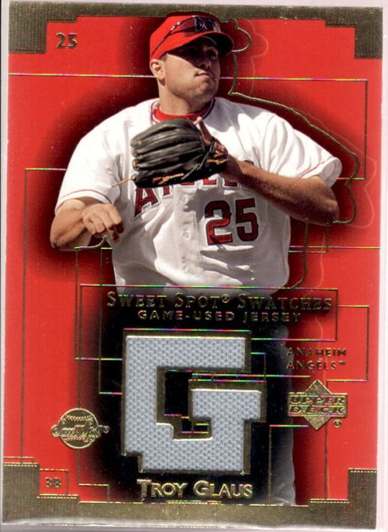 Troy Glaus Card 2003 Sweet Spot Swatches #TG  Image 1