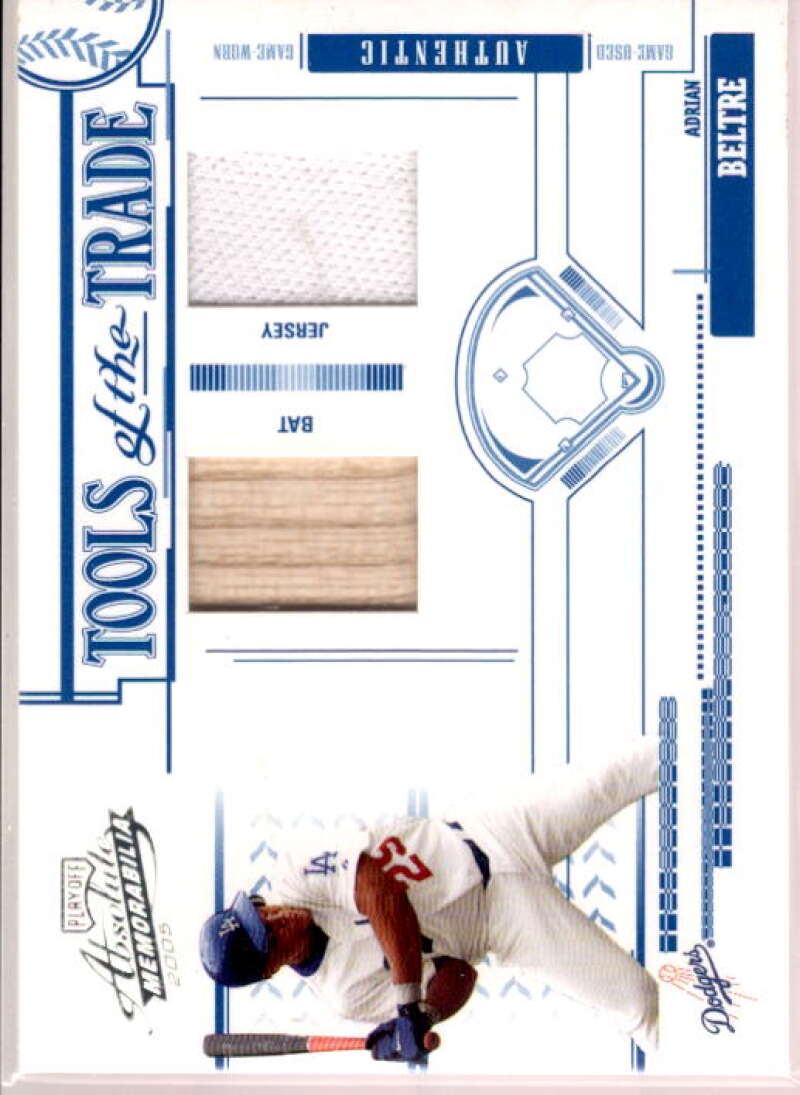 Adrian Beltre B-J 2005 Absolute Memorabilia Tool of the Trade Swatch Double #64  Image 1