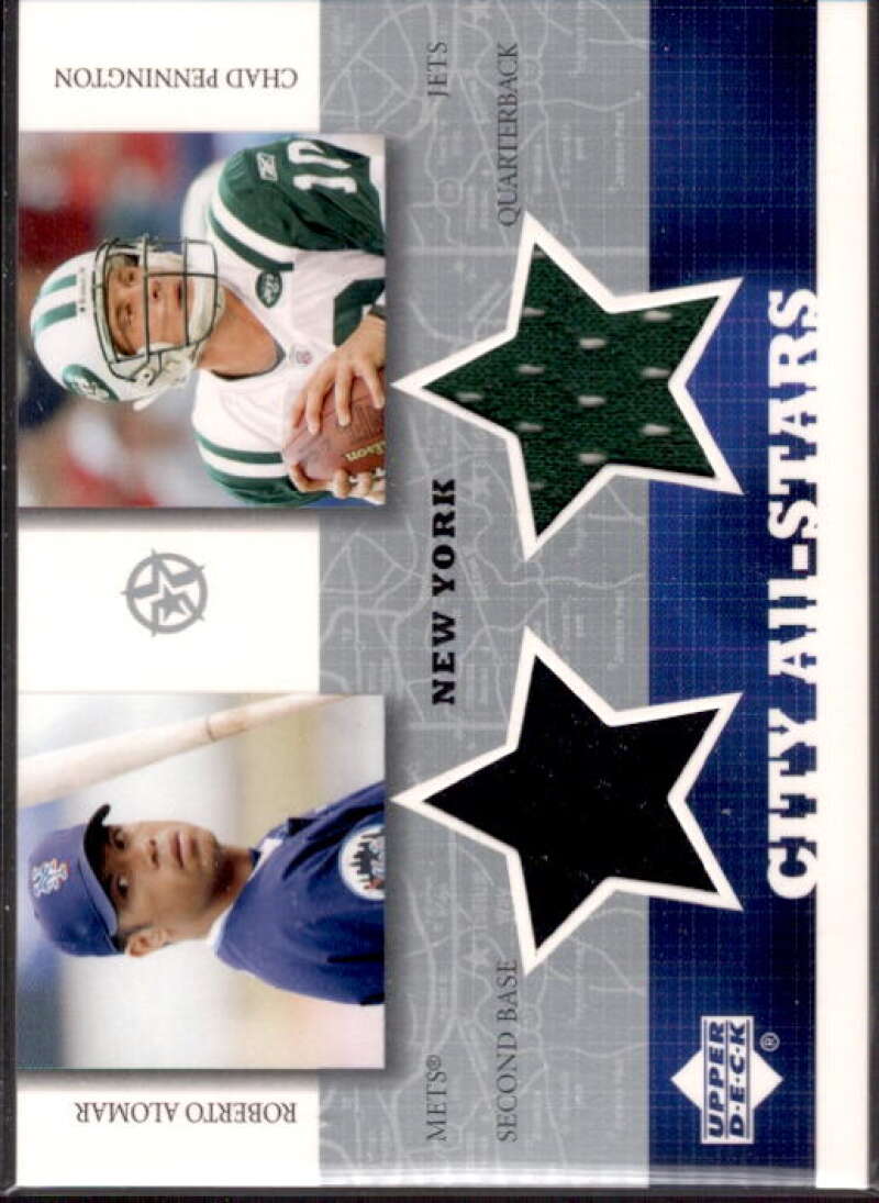 Roberto Alomar/Pennington 2002-03 UD SuperStars City All-Star Dual Jersey #RACP  Image 1