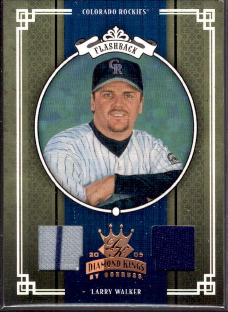 L.Walk Rockies Jsy-Jsy Card 2005 Diamond Kings Materials Bronze #267  Image 1