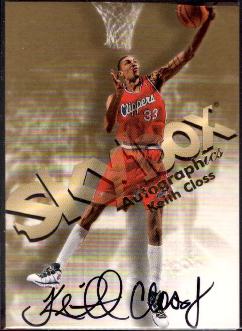 Keith Closs Card 1998-99 SkyBox Premium Autographics #28  Image 1