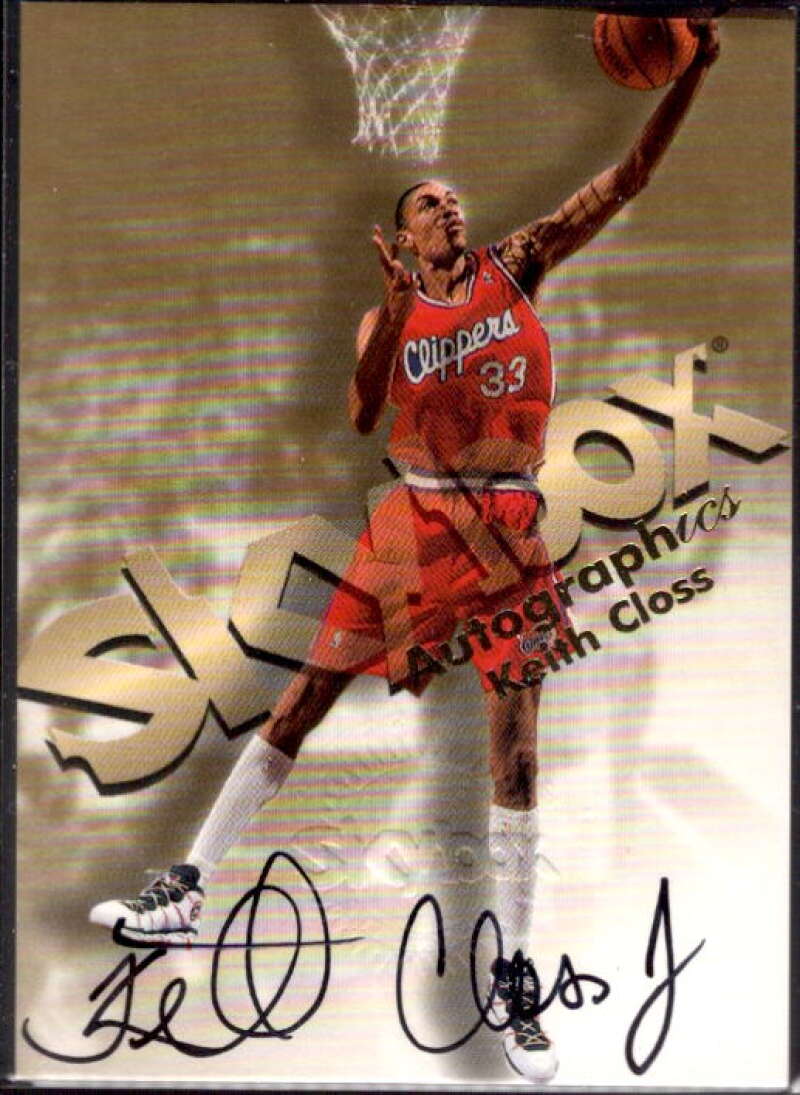 Keith Closs Card 1998-99 SkyBox Premium Autographics #28  Image 1