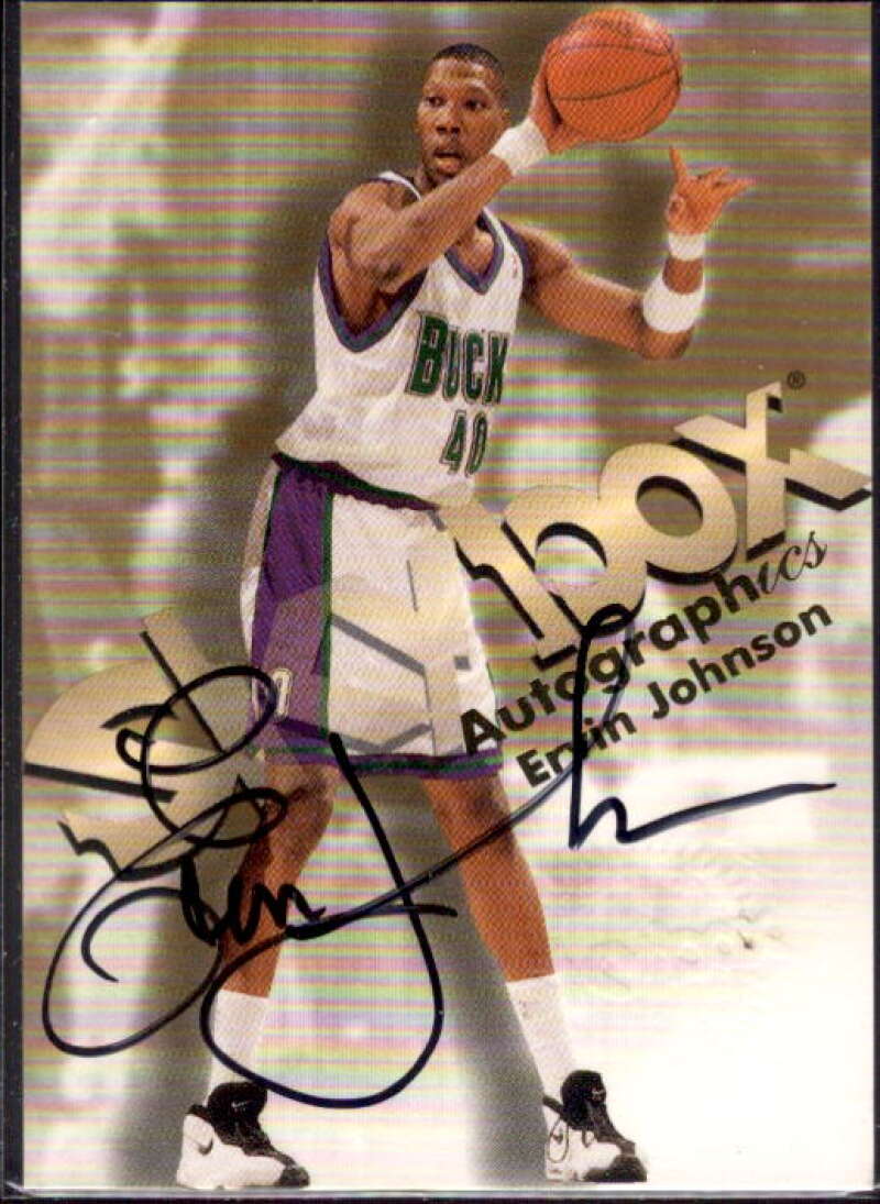 Ervin Johnson Card 1998-99 SkyBox Premium Autographics #64  Image 1