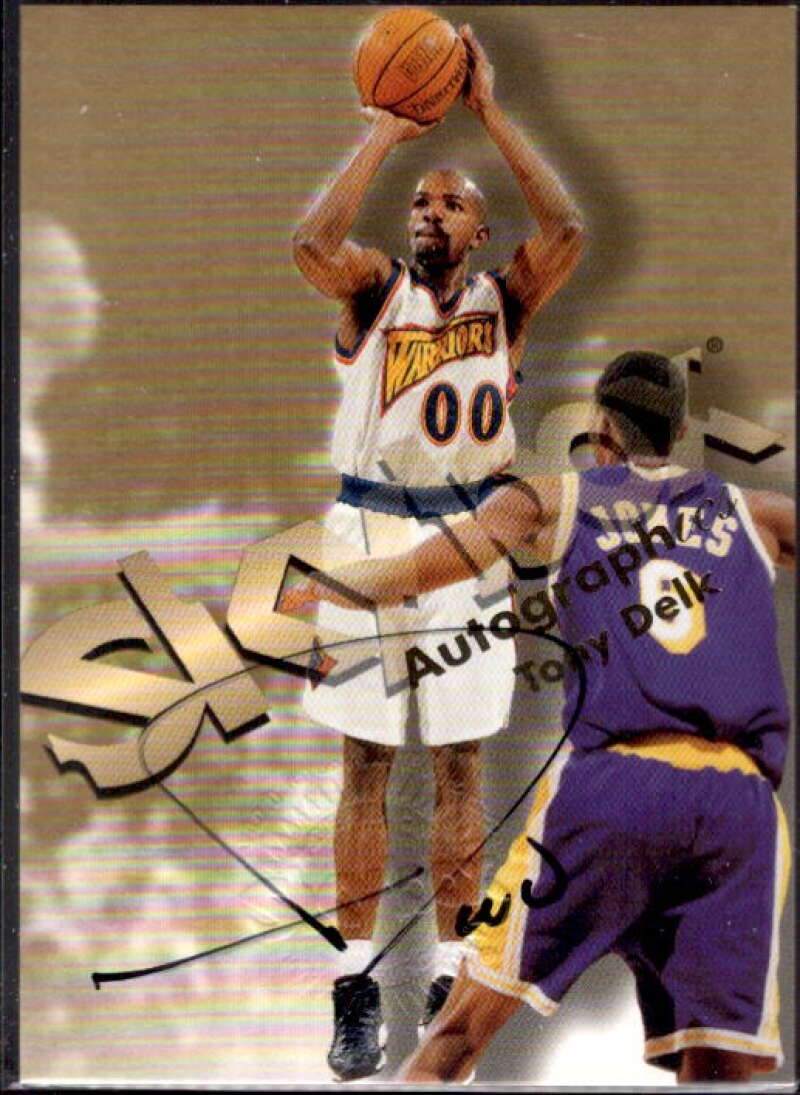 Tony Delk Card 1998-99 SkyBox Premium Autographics #33  Image 1