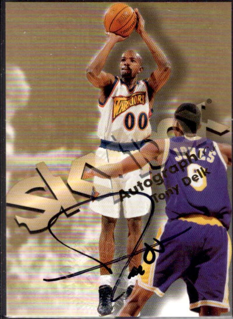 Tony Delk Card 1998-99 SkyBox Premium Autographics #33  Image 1