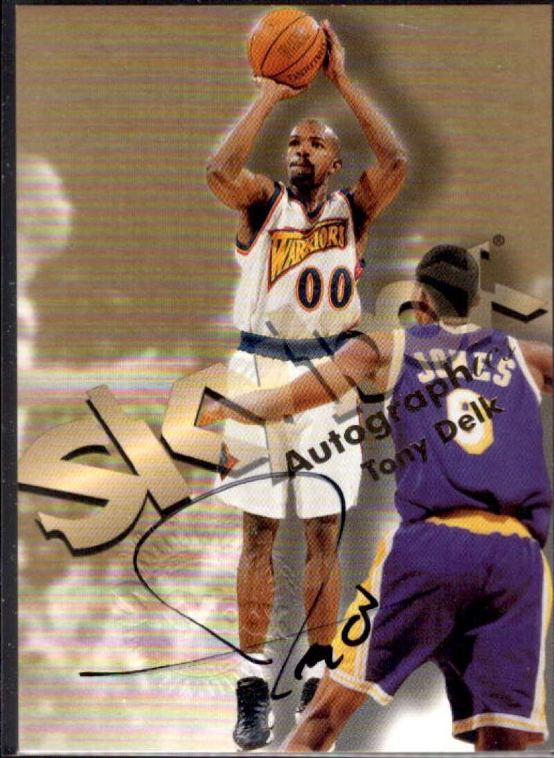 Tony Delk Card 1998-99 SkyBox Premium Autographics #33  Image 1