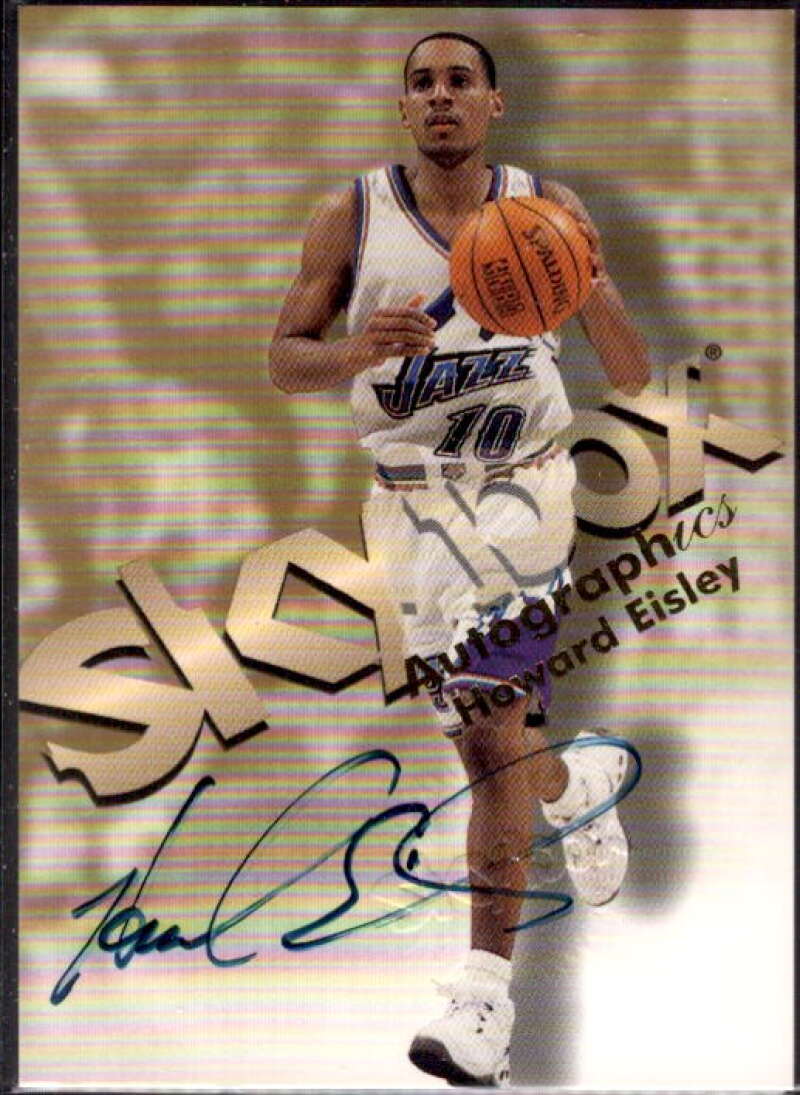 Howard Eisley Card 1998-99 SkyBox Premium Autographics #38  Image 1